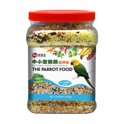 ChongYiSheng Bird Food Parrot Food Xuanfeng Peony Xiao Sun Golden Sun Monk Bird Bird Feed Feed Small&Medium Parrot Comprehensive Diet 1000g
ChongYiSheng Bird Food Parrot Food Xuanfeng Peony Xiao Sun Golden Sun Monk Bird Bird Feed Feed Small&Medium Parrot Comprehensive Diet 1000g