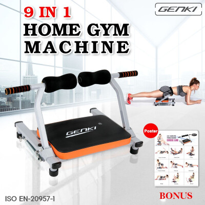 GENKI Wonder Core AB Machine 9 IN 1 Portable Workout Body Fitness Training Machine
GENKI Wonder Core AB Machine 9 IN 1 Portable Workout Body Fitness Training Machine