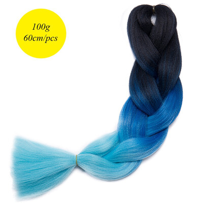 60CM Hair Braid Braiding Hair Extension Two Ombre Synthetic Crochet One Piece 100g Heat-Resistant
60CM Hair Braid Braiding Hair Extension Two Ombre Synthetic Crochet One Piece 100g Heat-Resistant