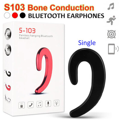 Free Shipping S103 Sport Wireless Bluetooth Earphones -103 Stereo Headsets Bone Conduction Headphones No earplugs Ear Hooks w Mic
Free Shipping S103 Sport Wireless Bluetooth Earphones -103 Stereo Headsets Bone Conduction Headphones No earplugs Ear Hooks w Mic