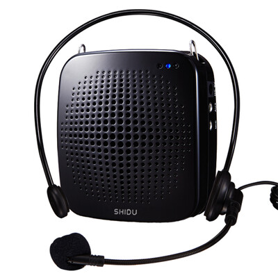 Ten degrees ShiDu SD-S511 15-watt high-power digital loudspeaker small bee teaching teacher dedicated guide waist hanging amplifier card small speakers classic black
Ten degrees ShiDu SD-S511 15-watt high-power digital loudspeaker small bee teaching teacher dedicated guide waist hanging amplifier card small speakers classic black