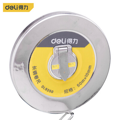 Deli deli 50 m disc steel tape measure long steel tape measure large-scale engineering measuring ruler 50mx10mm DL9250
Deli deli 50 m disc steel tape measure long steel tape measure large-scale engineering measuring ruler 50mx10mm DL9250