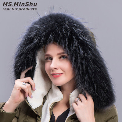 MSMinShu Black Raccoon Fur Collar Hood Scarf Natural Fox Fur Scarf Collar Down Coat Hood Trimming Custom Made Fur Trim
MSMinShu Black Raccoon Fur Collar Hood Scarf Natural Fox Fur Scarf Collar Down Coat Hood Trimming Custom Made Fur Trim