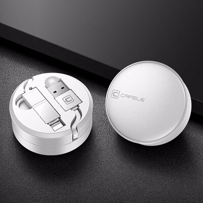 Cafele 2 in 1 Micro&8 Pin USB Cable for iPhone Xiaomi Huawei 130cm Portable Retractable 5V 2A USB Charging Cable
Cafele 2 in 1 Micro&8 Pin USB Cable for iPhone Xiaomi Huawei 130cm Portable Retractable 5V 2A USB Charging Cable