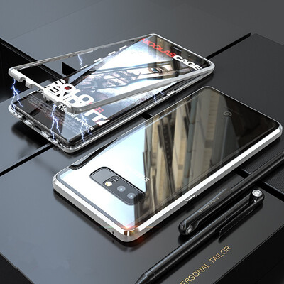 For Samsung Galaxy Note 8 Case Magnetic Adsorption Metal Bumper Clear Tempered Glass Back Cover Case For Note 8 Shockproof Case
For Samsung Galaxy Note 8 Case Magnetic Adsorption Metal Bumper Clear Tempered Glass Back Cover Case For Note 8 Shockproof Case
