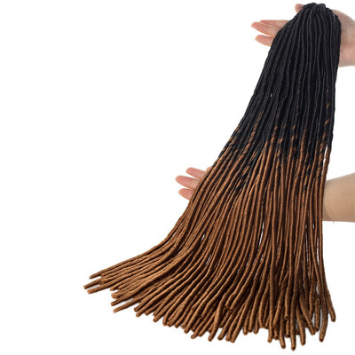 20" Two Ombre Braiding Hair Extension Faux Locs Synthetic Crochet One Piece Hair Braids 100g
20" Two Ombre Braiding Hair Extension Faux Locs Synthetic Crochet One Piece Hair Braids 100g