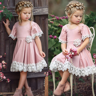 Baby Girls Dresses Princess Lacework Flare Sleeve Flower Elegant Dress Pure Cotton Kids Clothes For 1 2 3 4 5 6 7 Years
Baby Girls Dresses Princess Lacework Flare Sleeve Flower Elegant Dress Pure Cotton Kids Clothes For 1 2 3 4 5 6 7 Years