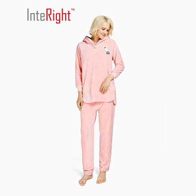 INTERIGHT parent-child home service Shurou flannel plus velvet thickening hooded cartoon home service suit ladies pink XL
INTERIGHT parent-child home service Shurou flannel plus velvet thickening hooded cartoon home service suit ladies pink XL