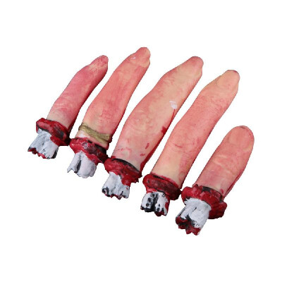 Simulation Horror Scary Terrible Severed Broken Finger Bloody Thumb Fingers Prop Halloween Decor 5PCS
Simulation Horror Scary Terrible Severed Broken Finger Bloody Thumb Fingers Prop Halloween Decor 5PCS