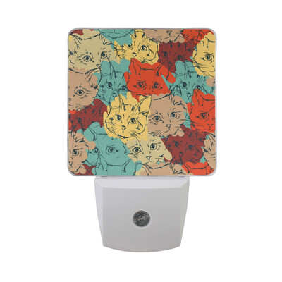 ALAZA LED Night Light With Smart Dusk To Dawn SensorWild Cat Face Grunge Plug In Night Light
ALAZA LED Night Light With Smart Dusk To Dawn SensorWild Cat Face Grunge Plug In Night Light