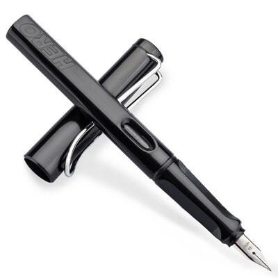 HERO 359 Zhengzi colorful series iridium pen with EF Point 6 ink bags for free for students black
HERO 359 Zhengzi colorful series iridium pen with EF Point 6 ink bags for free for students black