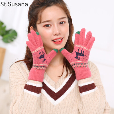 St Susanna wool gloves female winter Korean cute student cartoon warm outdoor riding driving touch screen ladies gloves SSN890 watermelon red code
St Susanna wool gloves female winter Korean cute student cartoon warm outdoor riding driving touch screen ladies gloves SSN890 watermelon red code