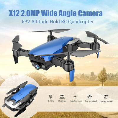 Dongmingtuo X12 720P Wide Angle Camera WiFi FPV Drone Altitude Hold RC Quadcopter w Three Batteries
Dongmingtuo X12 720P Wide Angle Camera WiFi FPV Drone Altitude Hold RC Quadcopter w Three Batteries