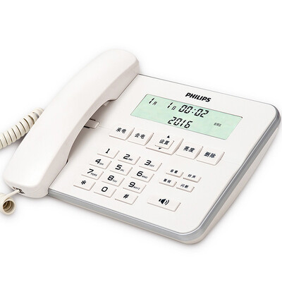 Philips (PHILIPS) CORD218 Caller ID телефон домашний стационарный / широкоэкранный рабочий офис стационарный / старый телефон (белый)
Philips (PHILIPS) CORD218 Caller ID телефон домашний стационарный / широкоэкранный рабочий офис стационарный / старый телефон (белый)