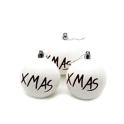 3Pcs Christmas Balls Baubles Home Party Supplies Xmas Tree Decorations Matte White Balls Christmas Tree Hanging Ornament Decor
3Pcs Christmas Balls Baubles Home Party Supplies Xmas Tree Decorations Matte White Balls Christmas Tree Hanging Ornament Decor