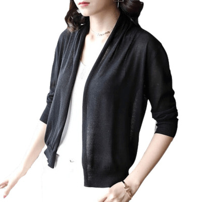 Silk knit shirt jacket 2018 autumn new shawl loose slimming silk sunscreen air conditioning shirt ladies shirt
Silk knit shirt jacket 2018 autumn new shawl loose slimming silk sunscreen air conditioning shirt ladies shirt
