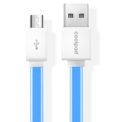 Cool Coolpad 2A fast charge Micro USB port phone interface transparent jelly data cable / charge line / Andrews phone power cord 1 m blue CC-003A
Cool Coolpad 2A fast charge Micro USB port phone interface transparent jelly data cable / charge line / Andrews phone power cord 1 m blue CC-003A