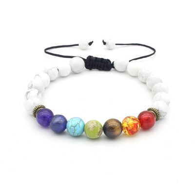 Seven chakra energy stone bracelet natural green gold stone tiger eye can be adjusted to weave yoga wheel bracelet health care bra
Seven chakra energy stone bracelet natural green gold stone tiger eye can be adjusted to weave yoga wheel bracelet health care bra