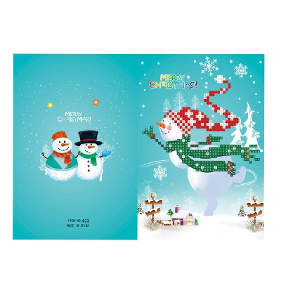 Merry Christmas Cards DIY Diamond Painting Handmade Cards Round Drill Greeting Cards Rhinestones Embroidery Arts Crafts Gifts
Merry Christmas Cards DIY Diamond Painting Handmade Cards Round Drill Greeting Cards Rhinestones Embroidery Arts Crafts Gifts