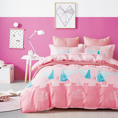 Disney home textile four-piece set 15 m ice romance Aisha Princess active printing&dyeing pink 
Disney home textile four-piece set 15 m ice romance Aisha Princess active printing&dyeing pink