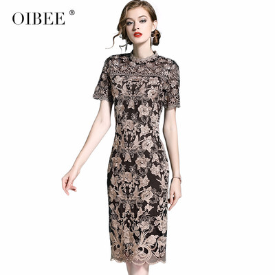 OIBEE2018 autumn womens new fashion color matching embroidered openwork lace skirt slim slimming large size skirt
OIBEE2018 autumn womens new fashion color matching embroidered openwork lace skirt slim slimming large size skirt