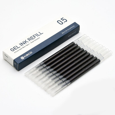 Kaco Gel Ink Refills for Retractable Gel Pens BlackBlueRedDark blueColored ink 05mm Fine Point Bullet Tip 10pcspack
Kaco Gel Ink Refills for Retractable Gel Pens BlackBlueRedDark blueColored ink 05mm Fine Point Bullet Tip 10pcspack