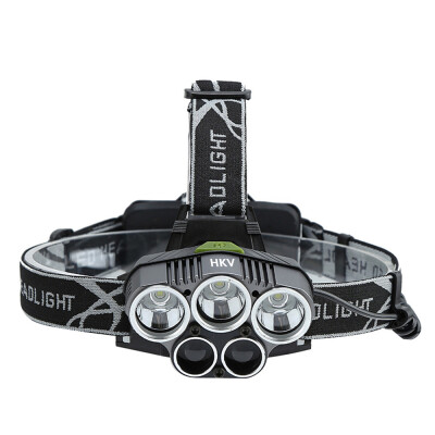 HKV Blue White Light Headlight 5LEDs Waterproof Head Light USB Charge Fishing Lamp
HKV Blue White Light Headlight 5LEDs Waterproof Head Light USB Charge Fishing Lamp