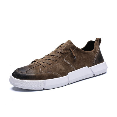 2018 new mens shoes breathable casual shoes leather retro Hong Kong style chic shoes Korean version of the trend of autumn skate
2018 new mens shoes breathable casual shoes leather retro Hong Kong style chic shoes Korean version of the trend of autumn skate