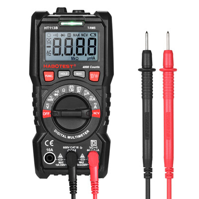 HABOTESE Digital Multimeter Auto Range True RMS 4000 Counts Non Contact Multi Meter Voltmeter Ammeter Ohmmeter Measuring ACDC Vol
HABOTESE Digital Multimeter Auto Range True RMS 4000 Counts Non Contact Multi Meter Voltmeter Ammeter Ohmmeter Measuring ACDC Vol