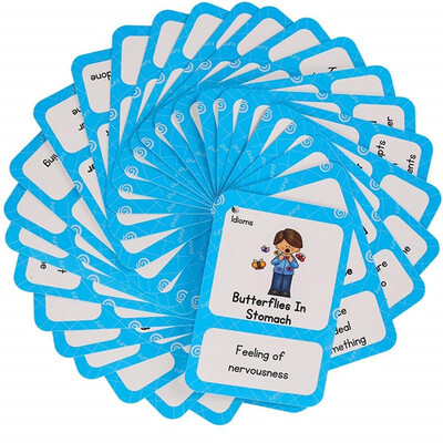 32pc-English Proverb Idioms Flash Cards-English word learning card&pocket size flash card for Preschool children
32pc-English Proverb Idioms Flash Cards-English word learning card&pocket size flash card for Preschool children