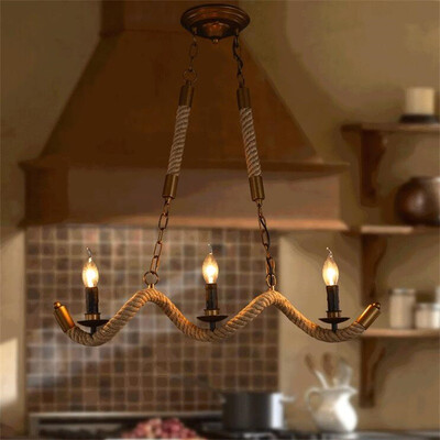 JUEJA American Industrial Retro Rope Process Style Pendant Lights for Dining Room Coffee Bar Lamp
JUEJA American Industrial Retro Rope Process Style Pendant Lights for Dining Room Coffee Bar Lamp