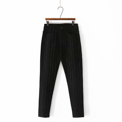 Korean womens wear 2018 autumn&winter new hot drill stripe&velvet jeans thickened trousers
Korean womens wear 2018 autumn&winter new hot drill stripe&velvet jeans thickened trousers