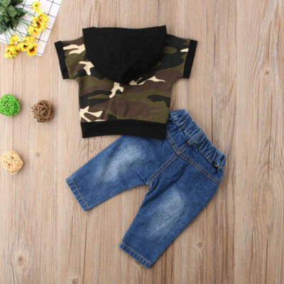 Fashion Newborn Baby Boy Camo Sleeveless HoodieDenim Jeans Frayed Pants Clothes
Fashion Newborn Baby Boy Camo Sleeveless HoodieDenim Jeans Frayed Pants Clothes