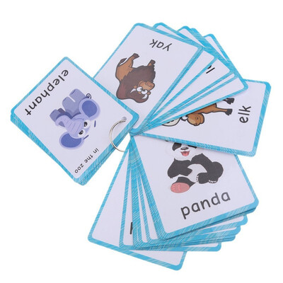 32 wild animals Flash Cards-English word learning card & pocket size flash card for Preschool children-English Vocabulary Cards
32 wild animals Flash Cards-English word learning card & pocket size flash card for Preschool children-English Vocabulary Cards