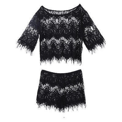 Womens Sexy Lingerie Underwear Babydoll Sleepwear Lace Dress G-string Set