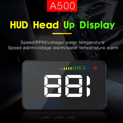 Hud Head Up Display A500 Car Speed Projector 35Inch Universal Car-styling Windshield OBD2 GPS Digital Car Speedometer Alarm
Hud Head Up Display A500 Car Speed Projector 35Inch Universal Car-styling Windshield OBD2 GPS Digital Car Speedometer Alarm