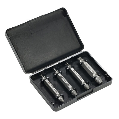 4pcs Damaged Screws Extractor&Remover High Speed Steel HSS 4341 Broken Screw Bolts Extractor Easy Stripped or Damaged Screws R
4pcs Damaged Screws Extractor&Remover High Speed Steel HSS 4341 Broken Screw Bolts Extractor Easy Stripped or Damaged Screws R