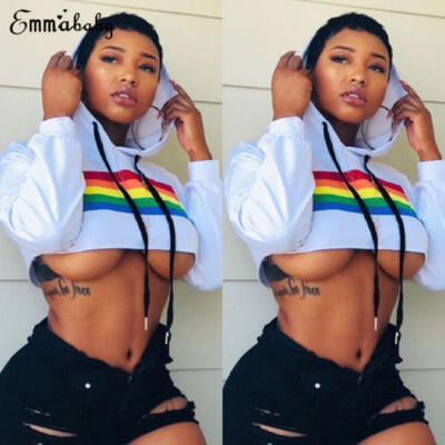 Women Hoodie Sweatshirt Crop Top Jumper Sweater Coat Sports Pullover Tops Shirts
Women Hoodie Sweatshirt Crop Top Jumper Sweater Coat Sports Pullover Tops Shirts