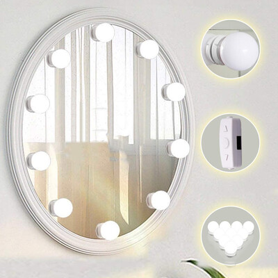 LED Vanity Mirror Lights Kit Vanity Lights Makeup Lighting Fixture Strip with 10 Dimmable Light Bulbs Makeup Vanity Table Set
LED Vanity Mirror Lights Kit Vanity Lights Makeup Lighting Fixture Strip with 10 Dimmable Light Bulbs Makeup Vanity Table Set