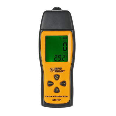 SMART SENSOR Handheld Carbon Monoxide Meter with High Precision CO Gas Tester Monitor Detector Gauge LCD Display Sound&Light A
SMART SENSOR Handheld Carbon Monoxide Meter with High Precision CO Gas Tester Monitor Detector Gauge LCD Display Sound&Light A