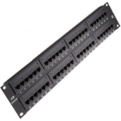 Shanze (SAMZHE) WAN-26 six high-end engineering gold-plated version of 48 network patch panels
Shanze (SAMZHE) WAN-26 six high-end engineering gold-plated version of 48 network patch panels