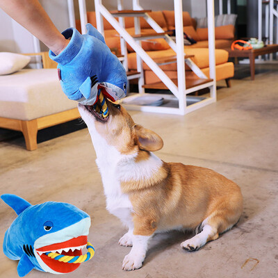 Huayuan pets hoopet dog vocal toy shark dog pet companion toy pet outdoor interactive pull toy
Huayuan pets hoopet dog vocal toy shark dog pet companion toy pet outdoor interactive pull toy