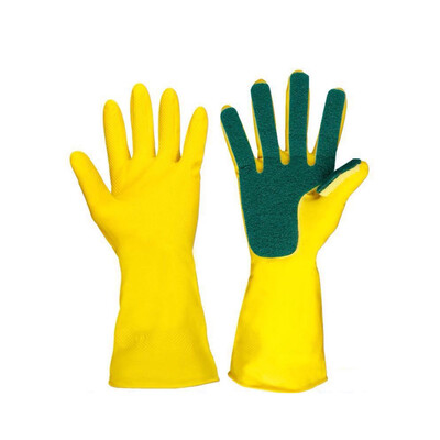 Home Dish Washing Cleaning Gloves Scrub Kitchen Dishwashing Sponge Rubber Finger Scouring Gloves for Household
Home Dish Washing Cleaning Gloves Scrub Kitchen Dishwashing Sponge Rubber Finger Scouring Gloves for Household