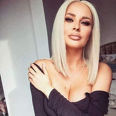 Glueless Lace Front Blond Human Hair Bob Wigs with Baby Hair Pre Plucked 60 Blonde Short Brazilian Lace Front Wig Virgin Hair 130
Glueless Lace Front Blond Human Hair Bob Wigs with Baby Hair Pre Plucked 60 Blonde Short Brazilian Lace Front Wig Virgin Hair 130