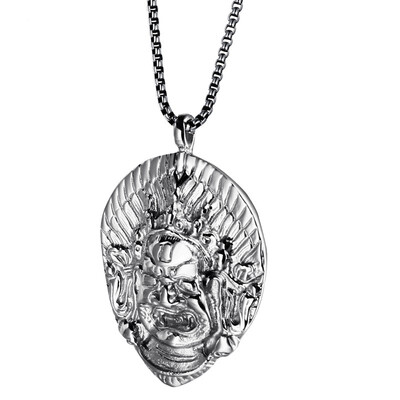 Personality Smiling face Buddha Pendant Maitreya Buddha mens Belief Necklace - 24 inch
Personality Smiling face Buddha Pendant Maitreya Buddha mens Belief Necklace - 24 inch