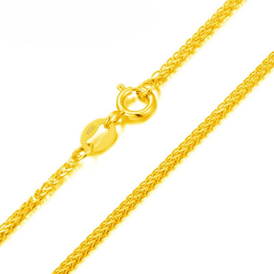 Flower good jade margin 18K gold necklace Chopin chain and pendant with wear more flash
Flower good jade margin 18K gold necklace Chopin chain and pendant with wear more flash