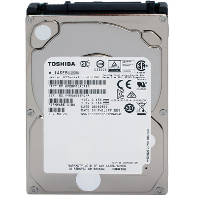 Жесткий диск Toshiba (TOSHIBA) 300ГБ 10500 оборотов в минуту 128M SAS 2,5-дюймовый предприятие (AL14SEB030N)
Жесткий диск Toshiba (TOSHIBA) 300ГБ 10500 оборотов в минуту 128M SAS 2,5-дюймовый предприятие (AL14SEB030N)