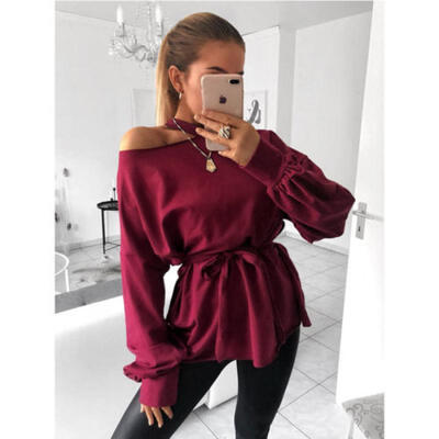 Fashion Sexy Women Cold Shoulder Casual Loose Long Sleeve T-Shirt Tops Blouse CA
Fashion Sexy Women Cold Shoulder Casual Loose Long Sleeve T-Shirt Tops Blouse CA