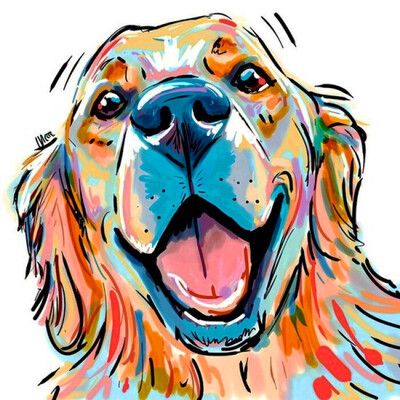 UpperX 5D Diamond Painting Beauty Colored Dog Diamond Embroidery Full Portrait Diamond Cross Stitch Picture Home Decoration Gifts 
UpperX 5D Diamond Painting Beauty Colored Dog Diamond Embroidery Full Portrait Diamond Cross Stitch Picture Home Decoration Gifts