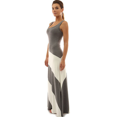 Vintage Women Long Stripe Dress Ankle Length Dress Slim Sleeveless Low Neck Dress Plus Size Women Clothing
Vintage Women Long Stripe Dress Ankle Length Dress Slim Sleeveless Low Neck Dress Plus Size Women Clothing